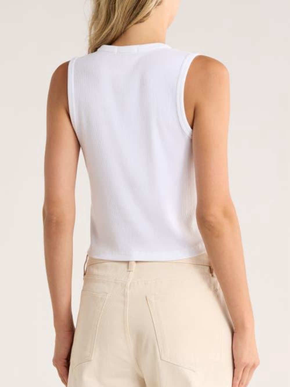 Rag & Bone Essie Rib Button Tank - Picture 2 of 4